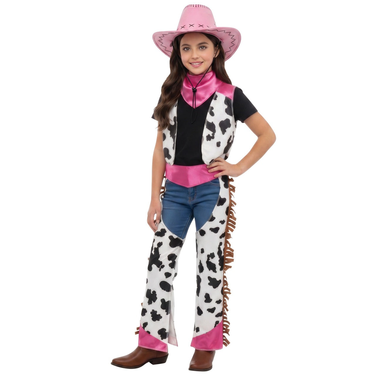 Déguisement de Cowgirl Rose pour fille