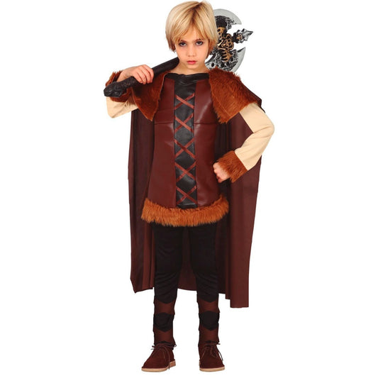 Déguisement Viking marron enfant