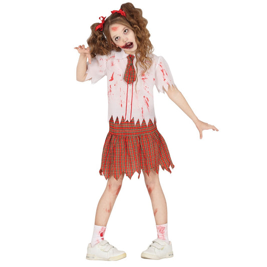 Déguisement de Zombie Lycéenne pour fille