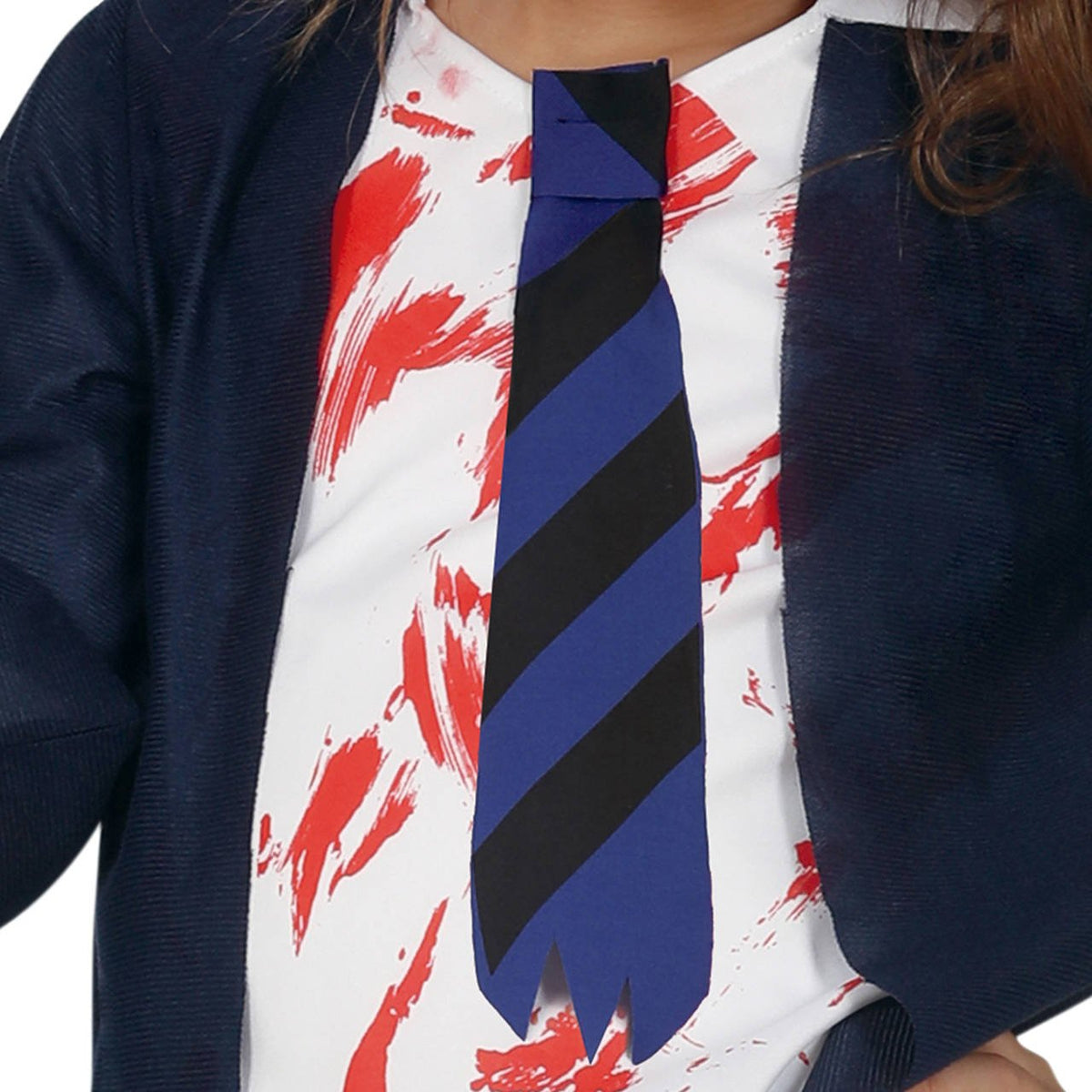 Ulikey Costume Ecolière Zombie, Halloween Costume Sanglant Ecolière, Gris Veste Cchemise, Jupe, Cravate, Chaussettes, Sang Zombie Deguisement Halloween Fille pour Halloween Event Party Dress (S Ulikey Costume Ecolière Zombie, Halloween Costume Sanglant Ecolière, Gris Veste Cchemise, Jupe, Cravate, Chaussettes, Sang Zombie Deguisement Halloween Fille pour Halloween Event Party Dress (S