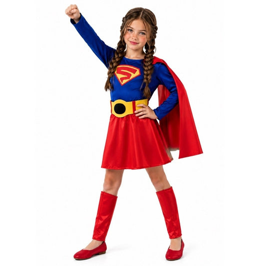 Déguisement Superhéroïne Cape fille