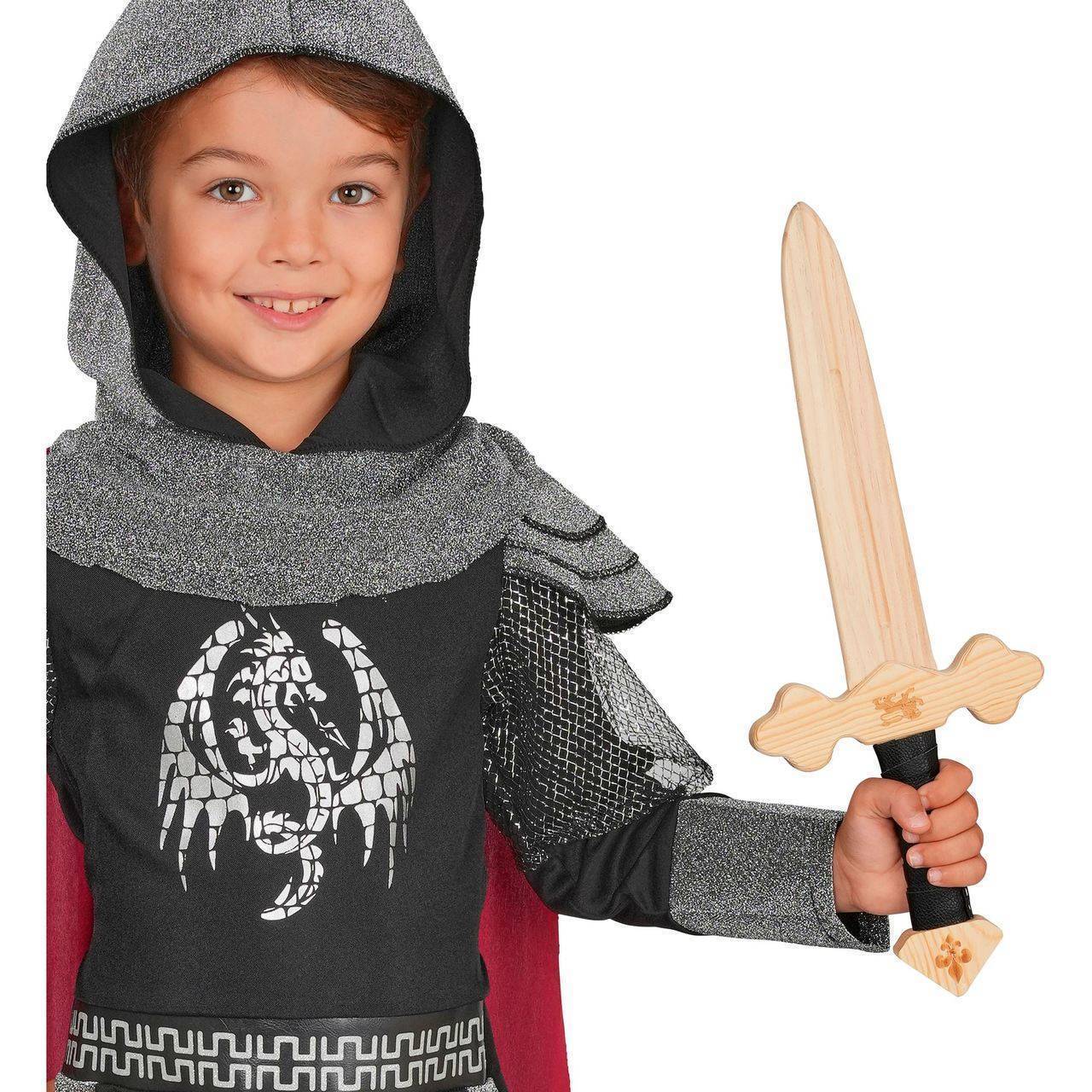 Épée de Chevalier Médiéval en Bois