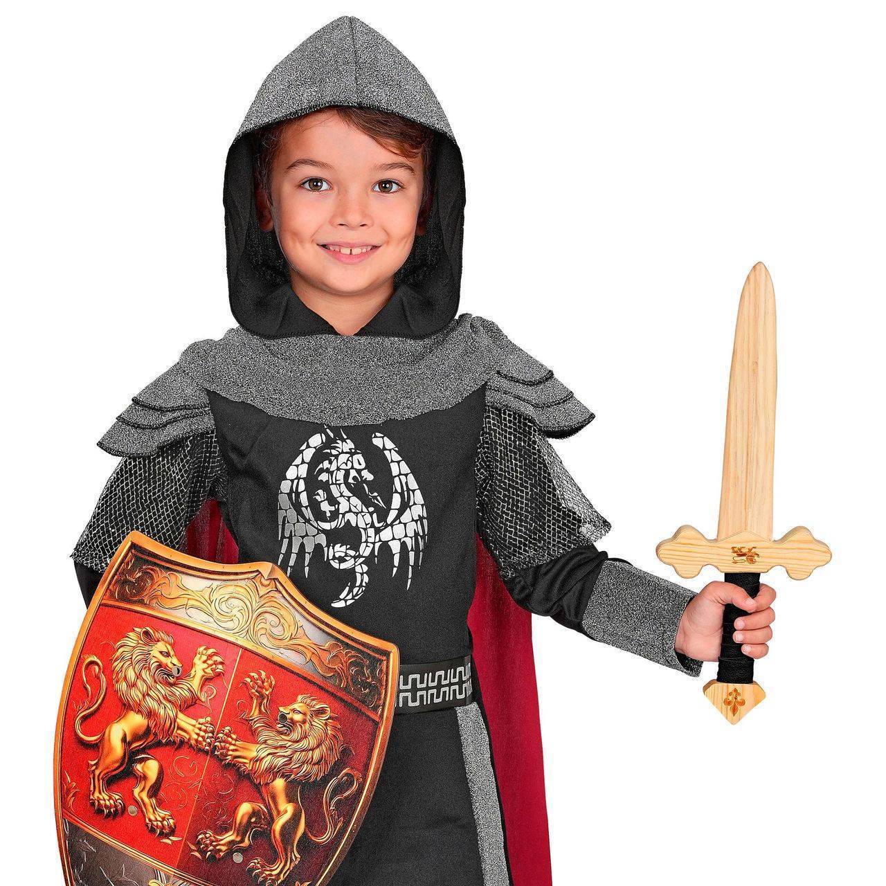 Épée de Chevalier Médiéval en Bois