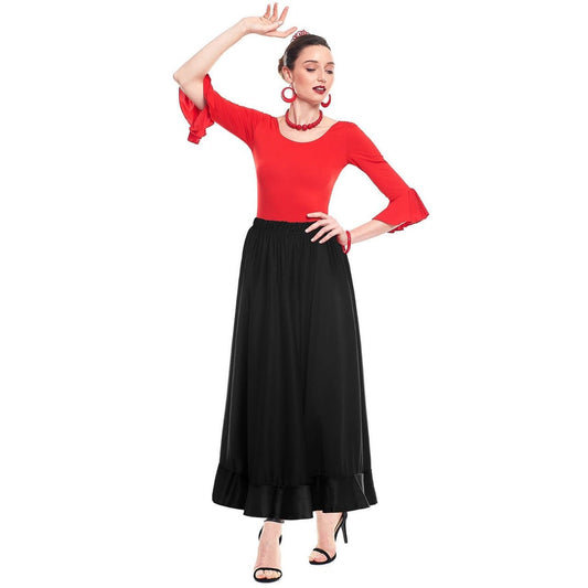 Jupe de Flamenco Noire d'Essai