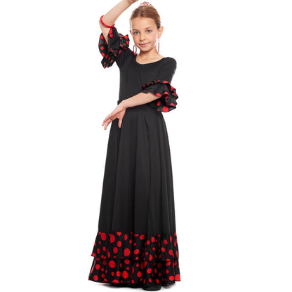 Jupe Flamenco Noire Enfant