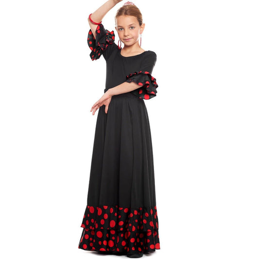 Jupe Flamenco Noire Enfant