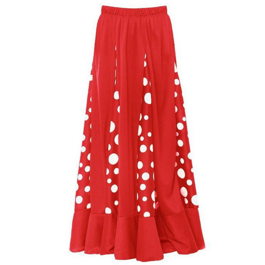 Jupe Flamenco Rouge avec Quilles