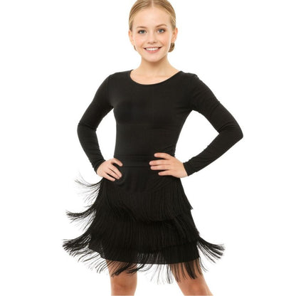 Jupe Noire à Franges enfant