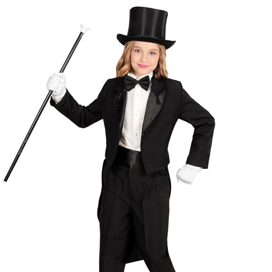 Frac Noir à Col Satiné enfant