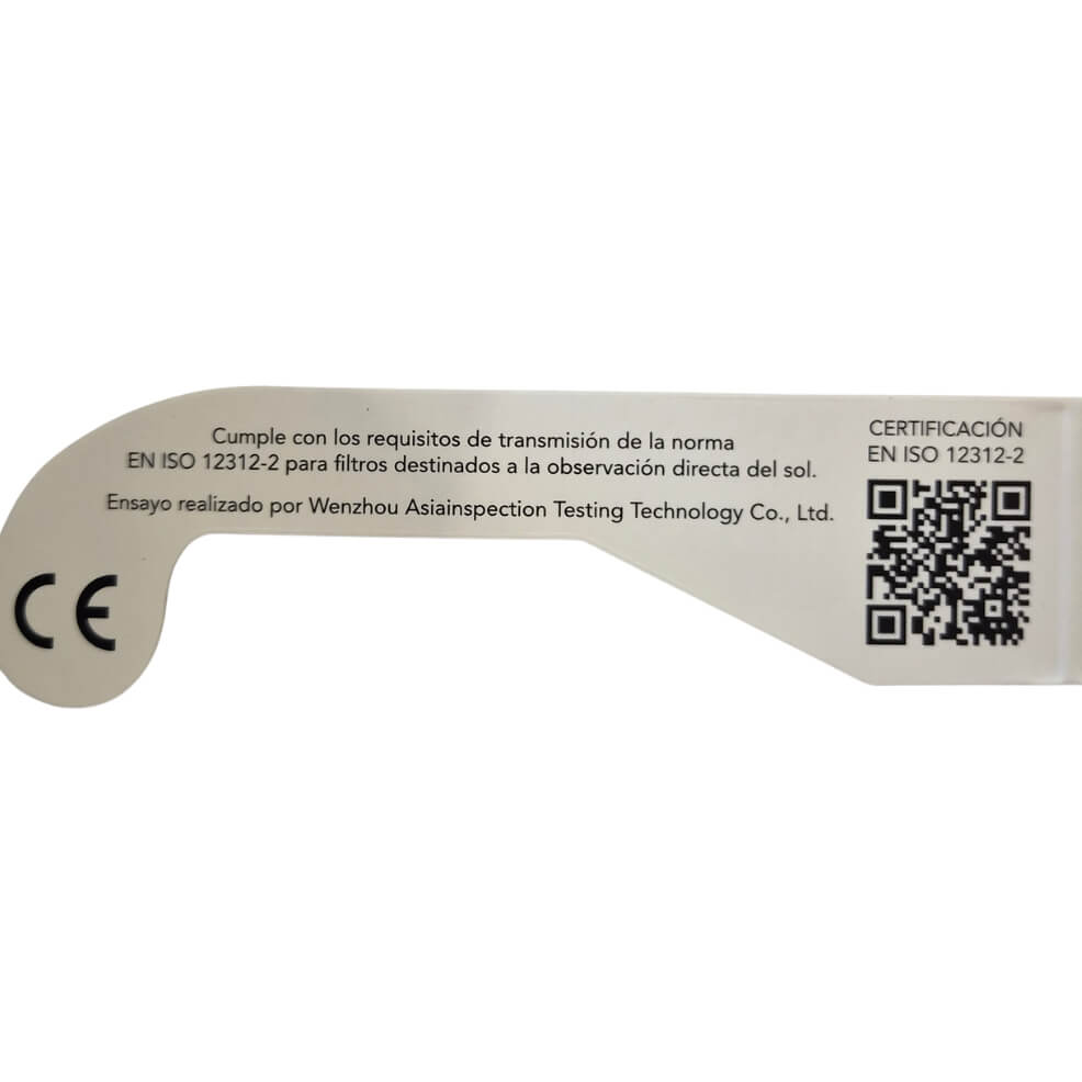 Lunettes Homologuées pour Éclipse Solaire