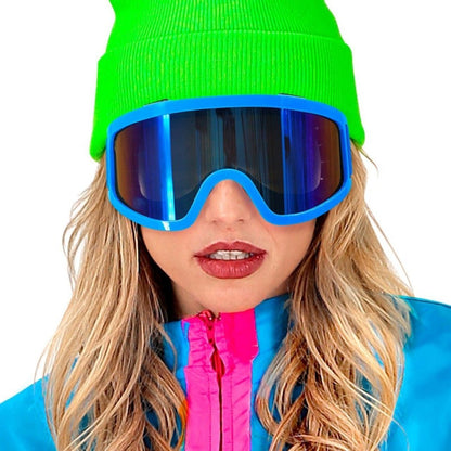 Lunettes de ski bleues