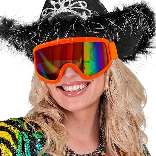 Lunettes de ski orange