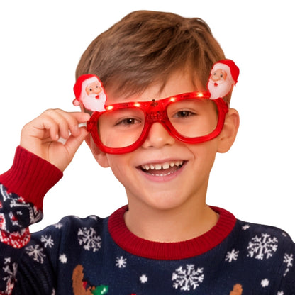 Lunettes lumineuses de Père Noël