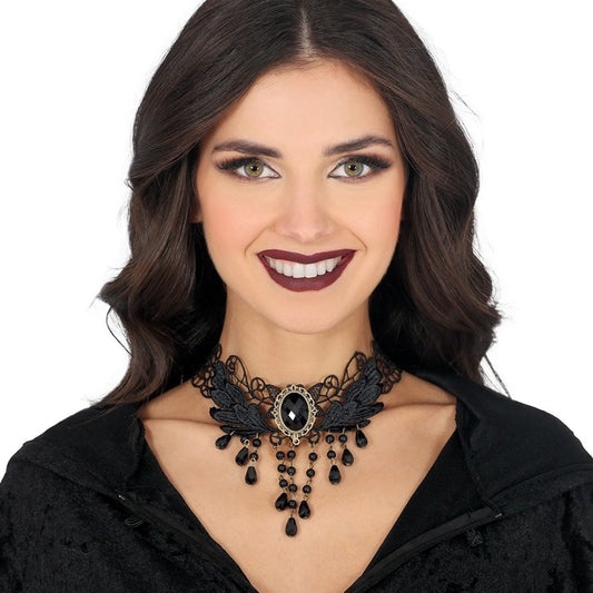 Collier Gothique Brodé