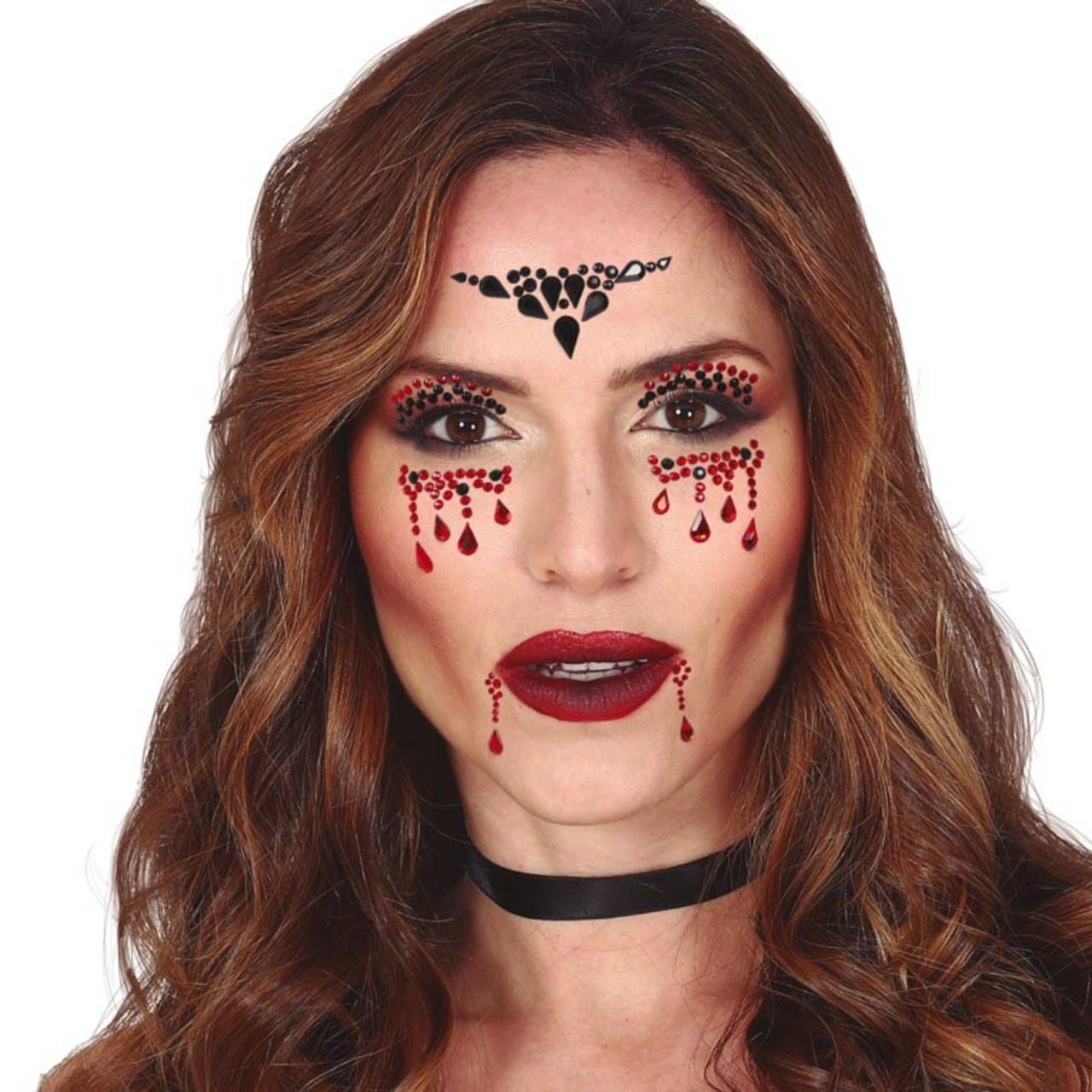 Strass Pailletés Adhésifs Vampiresse