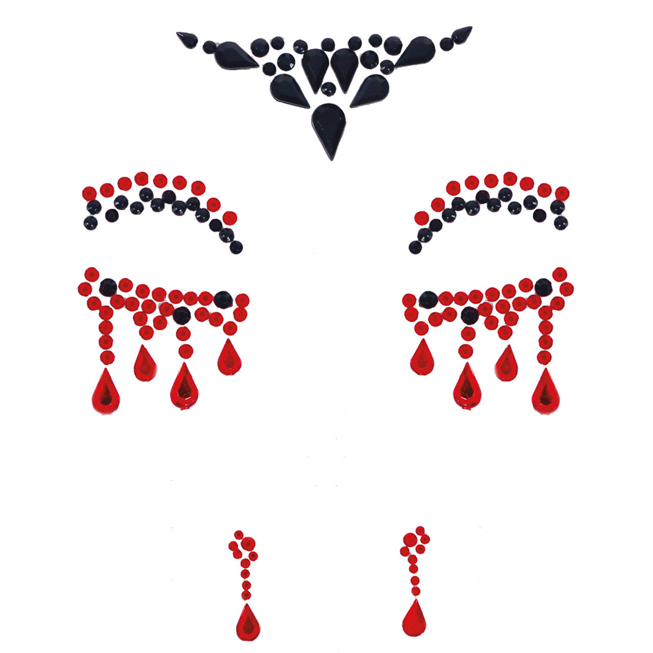 Strass Pailletés Adhésifs Vampiresse