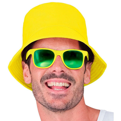 Bonnet jaune fluo