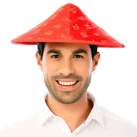 Chapeau Chinois Rouge