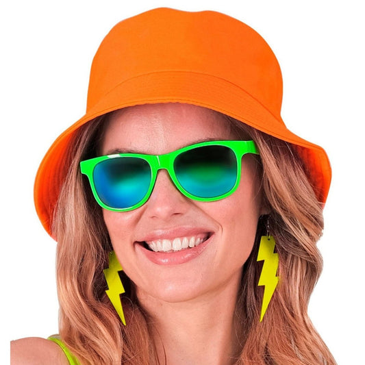 Chapeau Orange Néon