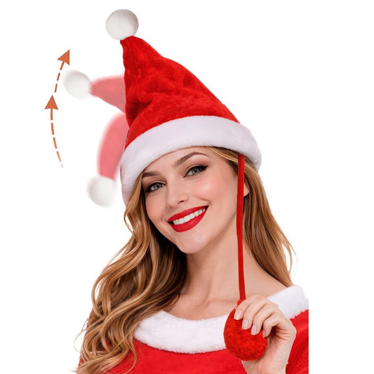 Bonnet de Père Noël avec mouvement