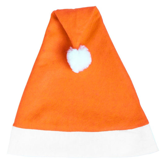 Bonnet de Père Noël orange