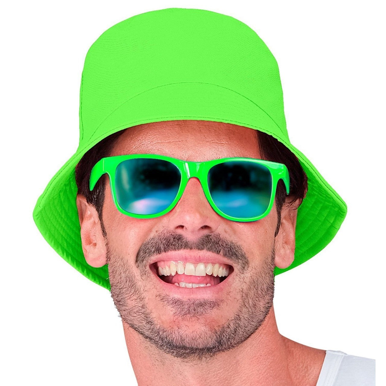 Bonnet vert fluo