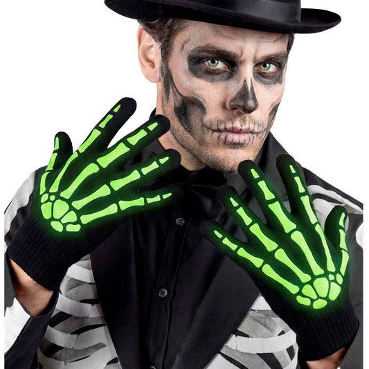 Gants Squelette Os Glow