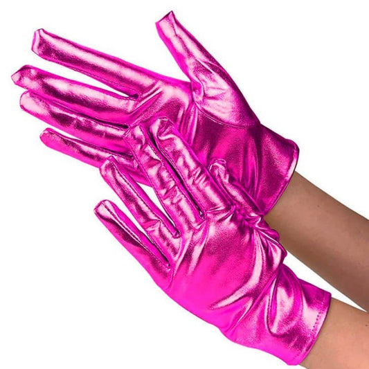 Gants Fuchsia Métallisés