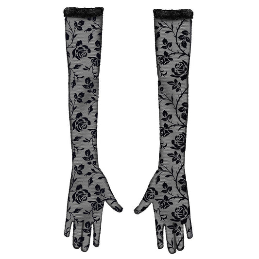 Gants Longs Gothiques Roses