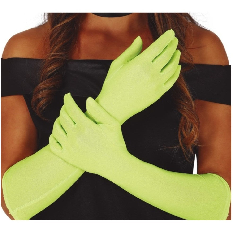Gants Longs Vert Clair