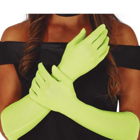 Gants Longs Vert Clair