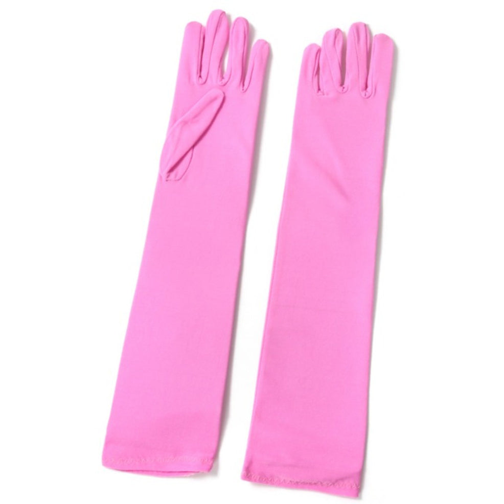 Gants Éco longs roses