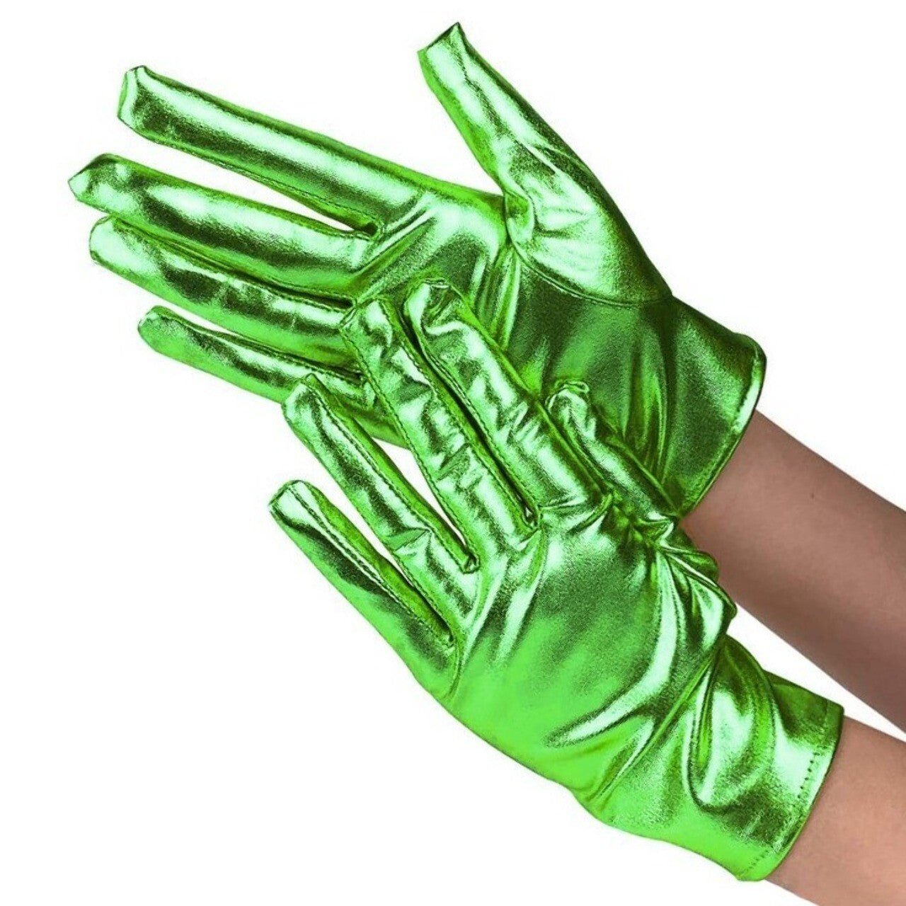 Gants Vert Métallisé