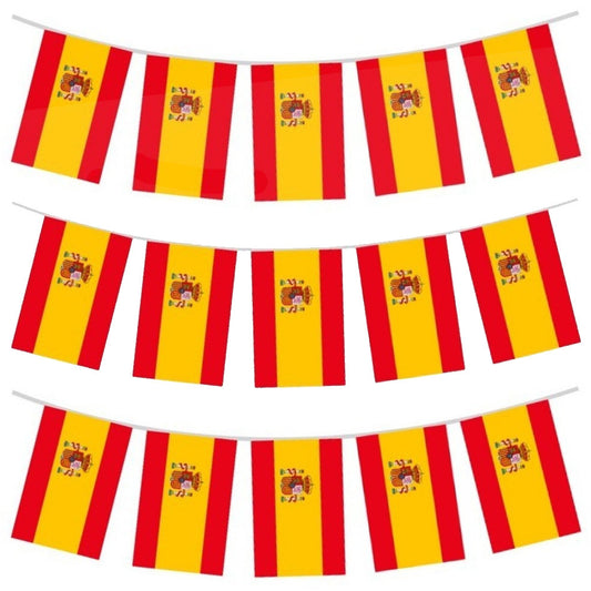 Guirlande à fanions Espagne 10 m