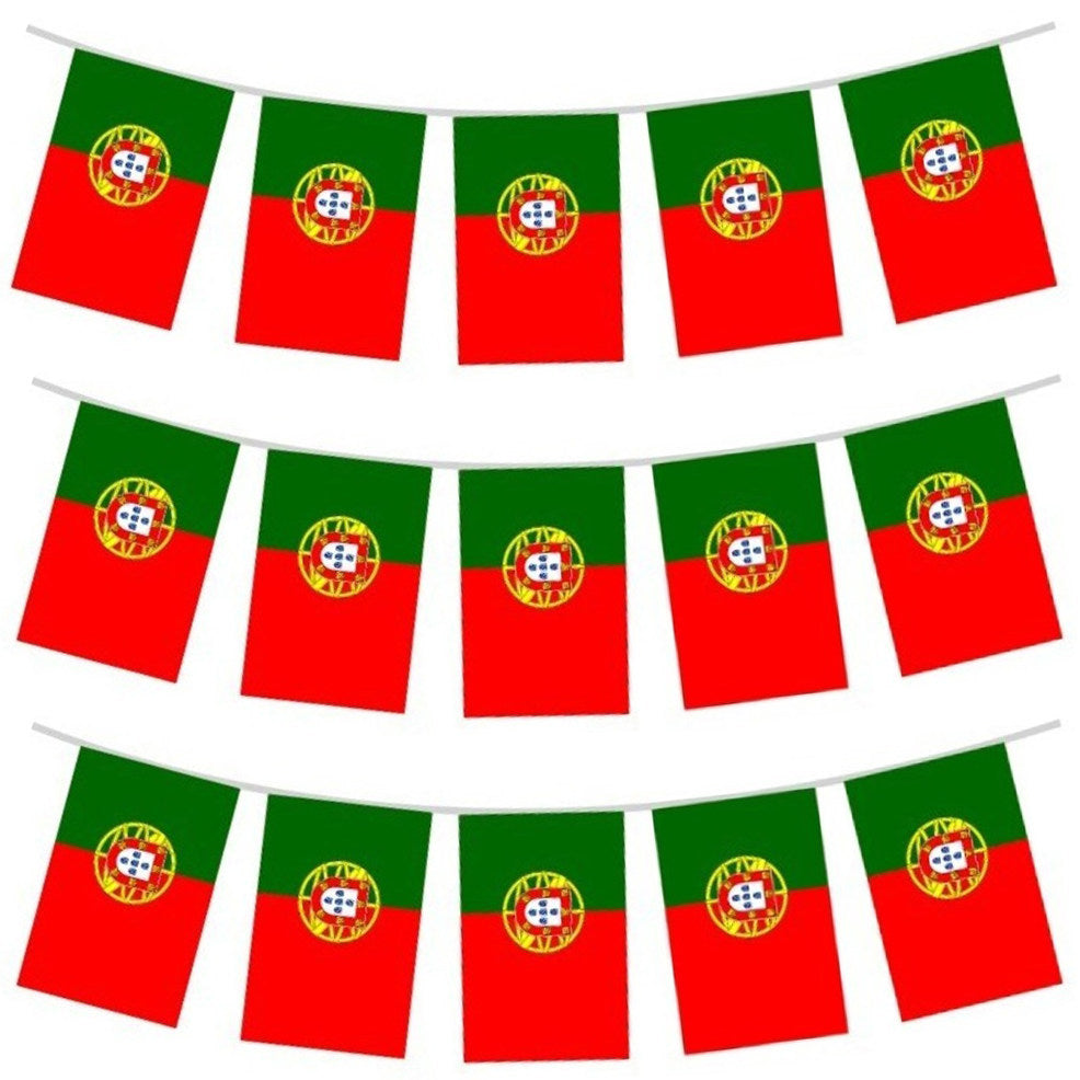 Guirlande de fanions du Portugal 10 m
