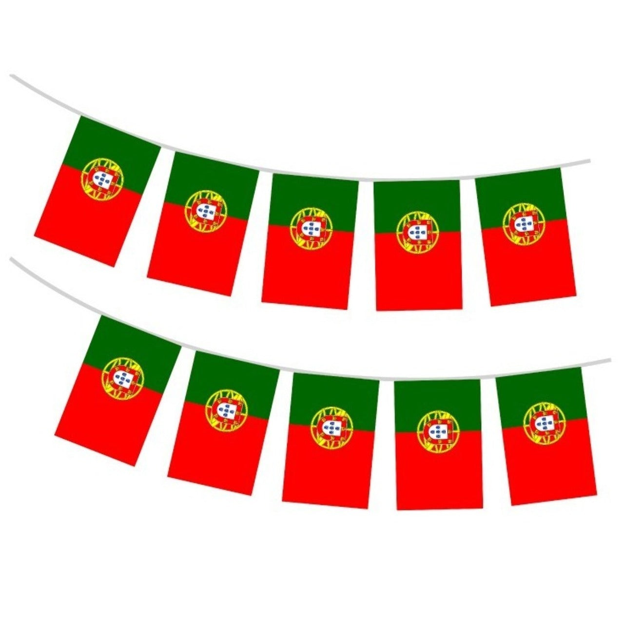 Guirlande de fanions du Portugal 10 m