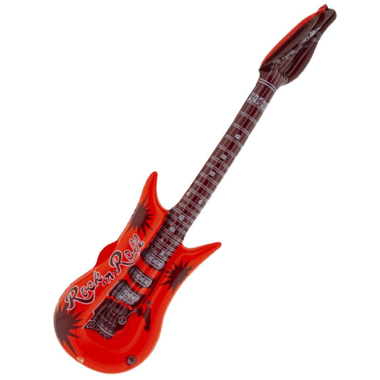 Guitare Rock&Roll Rouge Gonflable