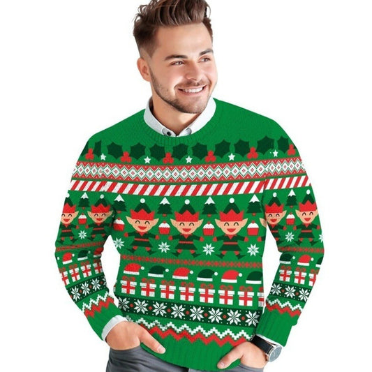 Pull de Noël Elfe pour hommes