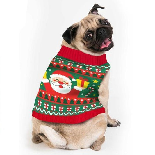 Pull de Noël Père Noël pour animal de compagnie