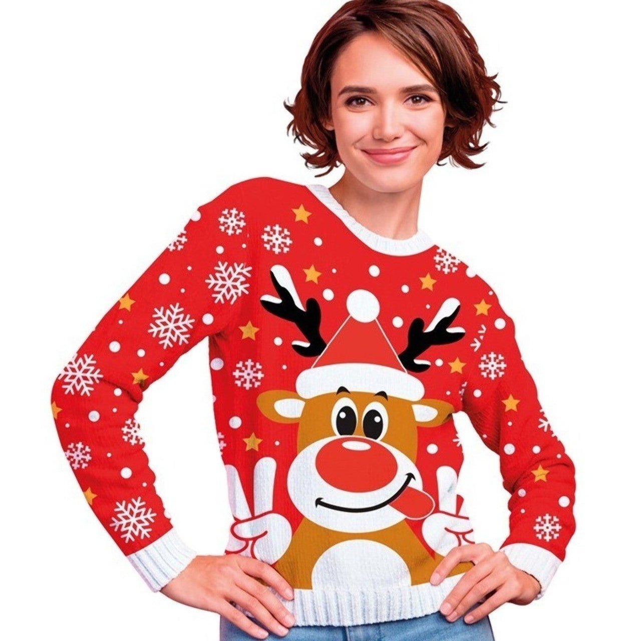 Pull de Noël Renne pour Femme