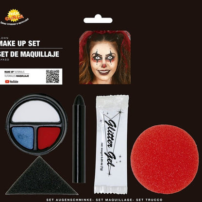 Kit Maquillage Clown avec Nez
