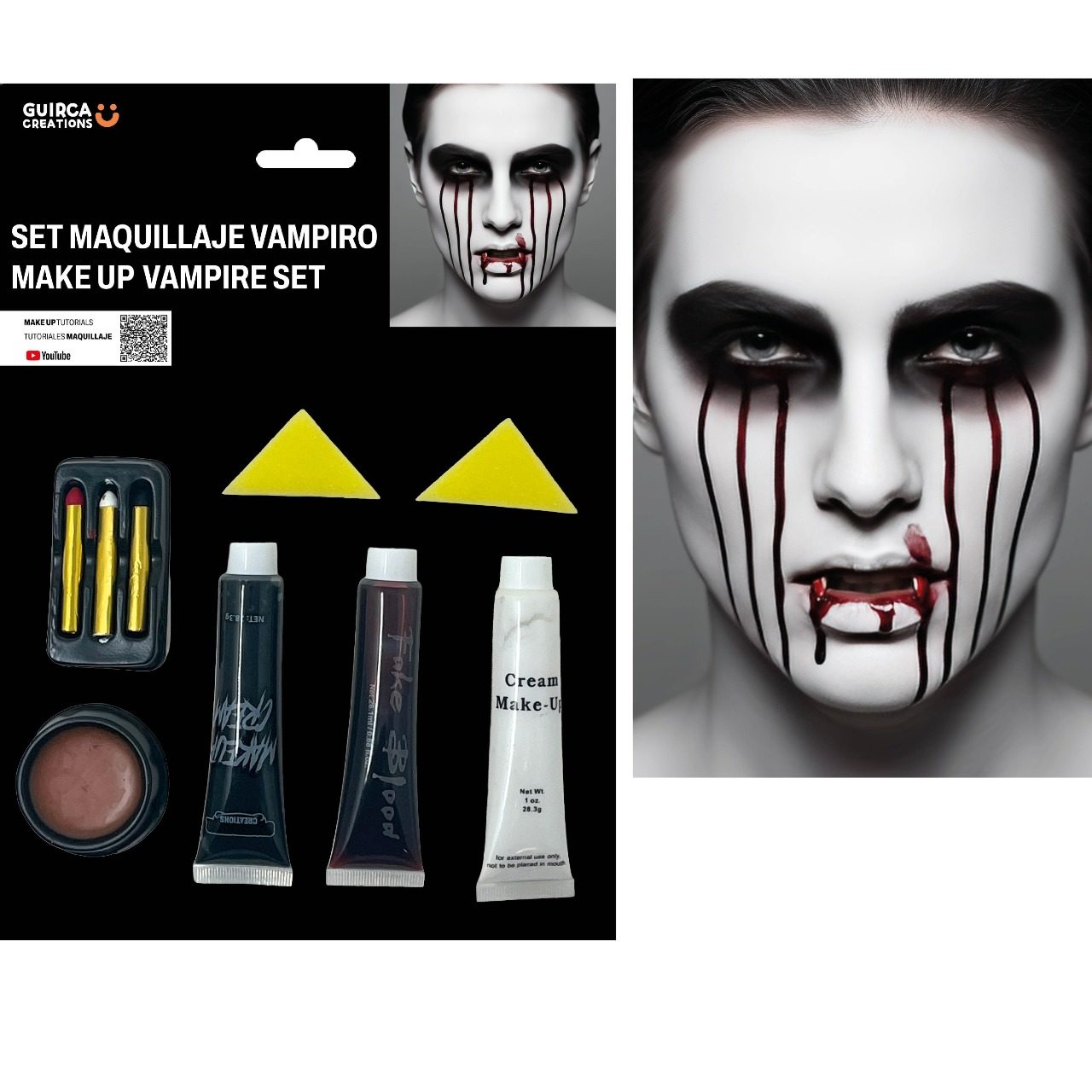 Kit Maquillage de Vampire Sanglant
