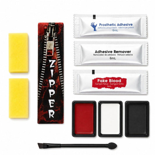 Kit de Maquillage Zombie Fermeture Éclair