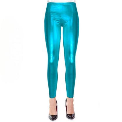 Legging Bleu Clair Métallisé adulte