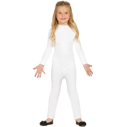 Combinaison Justaucorps Basique Blanche pour enfant