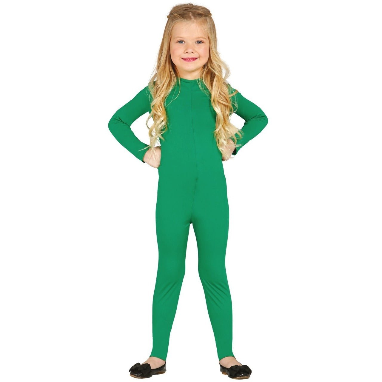 Combinaison Justaucorps Basique Vert pour enfant