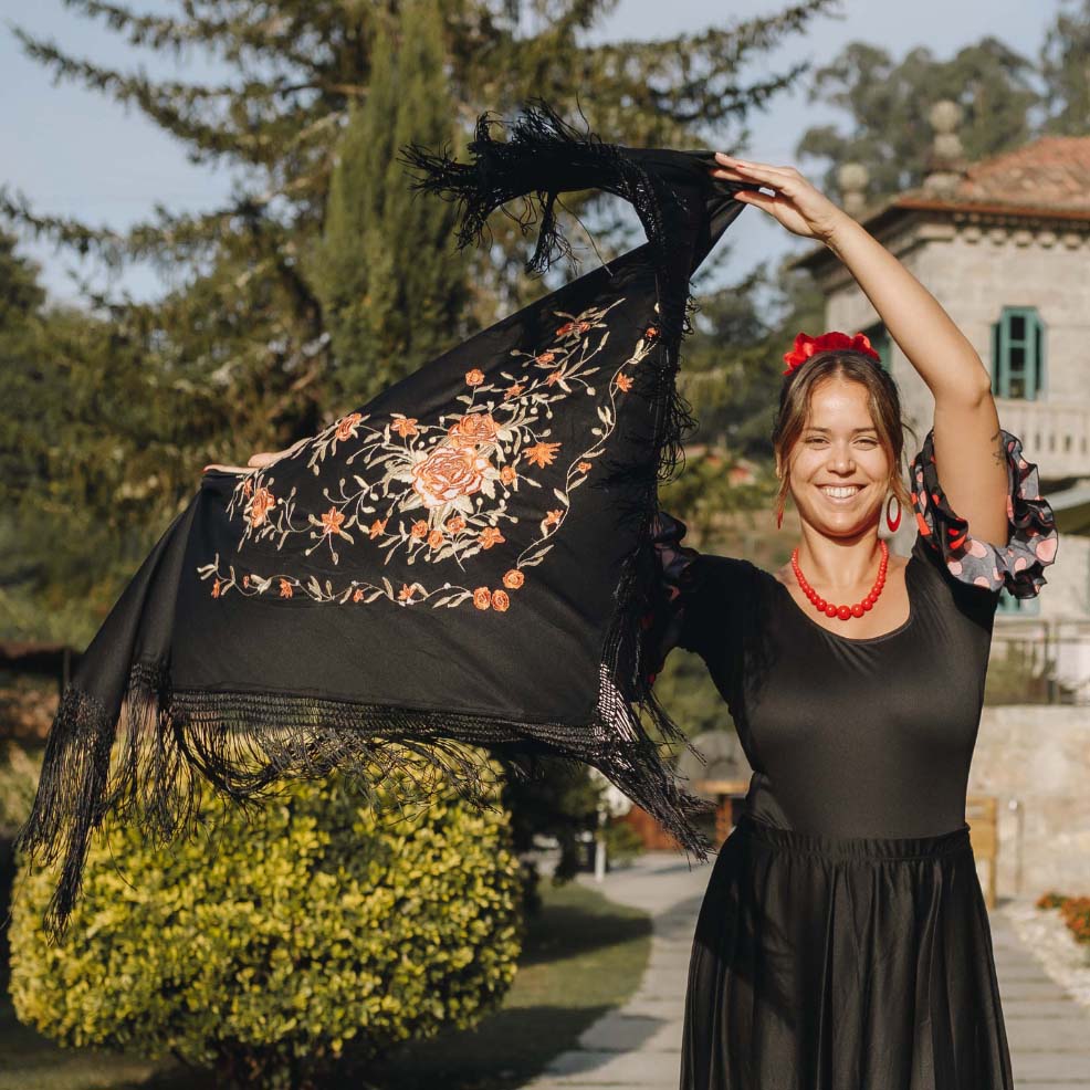 Mantón flamenca