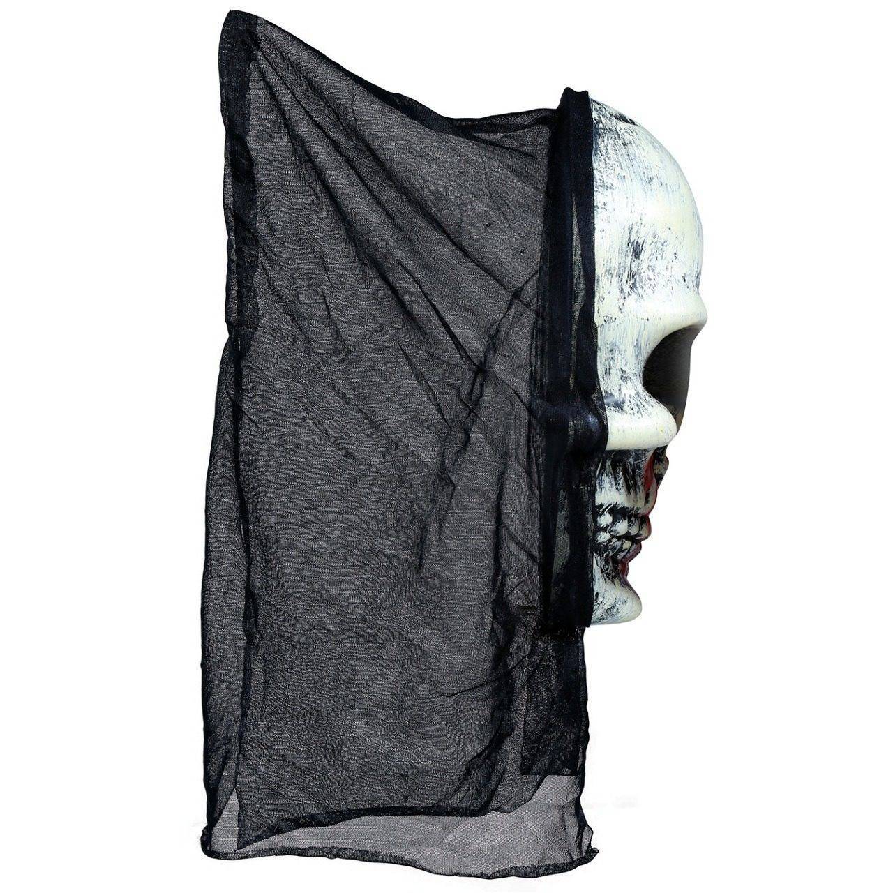 Masque Squelette Sanglant avec Capuche