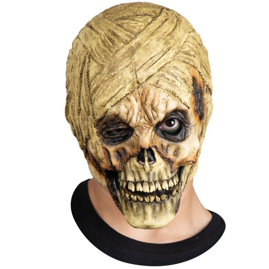 Masque en latex de momie zombie