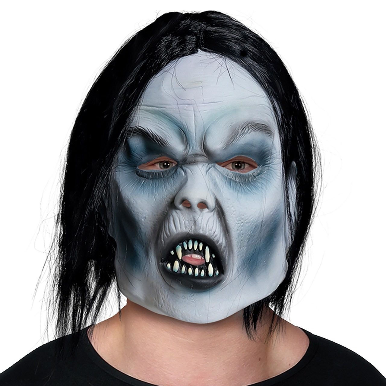 Achetez un masque de vampire en latex avec cheveux en ligne ...